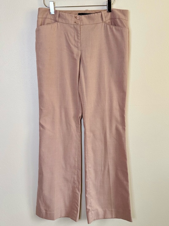 The Limited Pants - The Limited Drew Fit High Rise Dress Pants 6 Blush Taupe Wide Leg Workwear